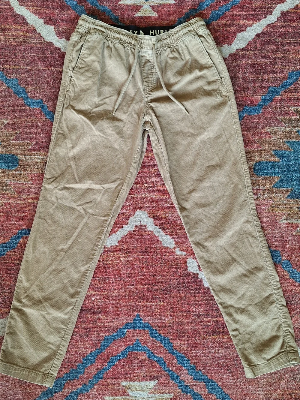 Hurley Men's Corduroy Drawstring Joggers